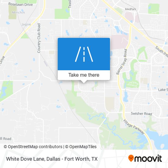 White Dove Lane map