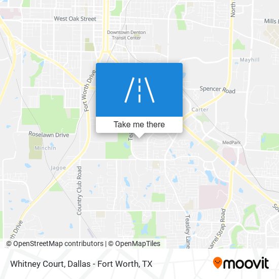Whitney Court map