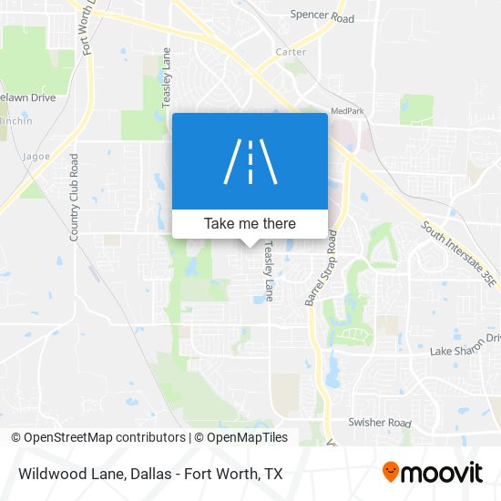 Mapa de Wildwood Lane