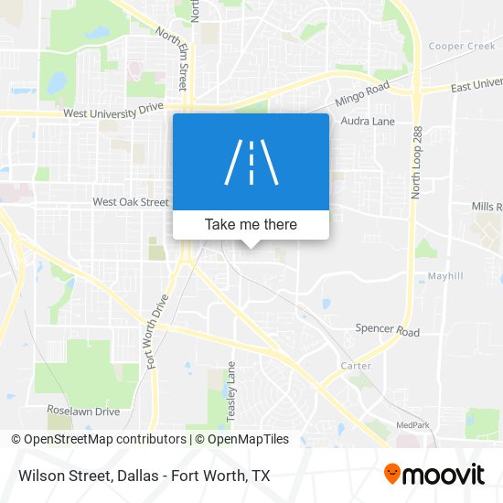 Mapa de Wilson Street