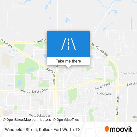 Windfields Street map