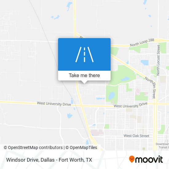 Windsor Drive map