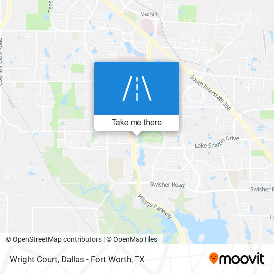 Wright Court map