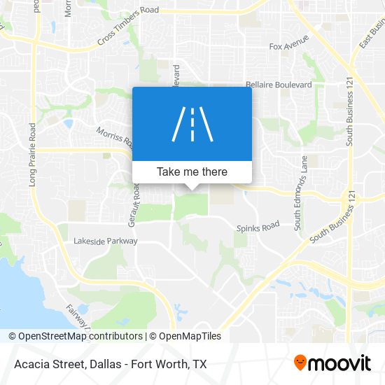 Acacia Street map