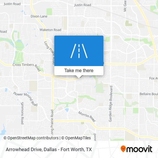 Arrowhead Drive map