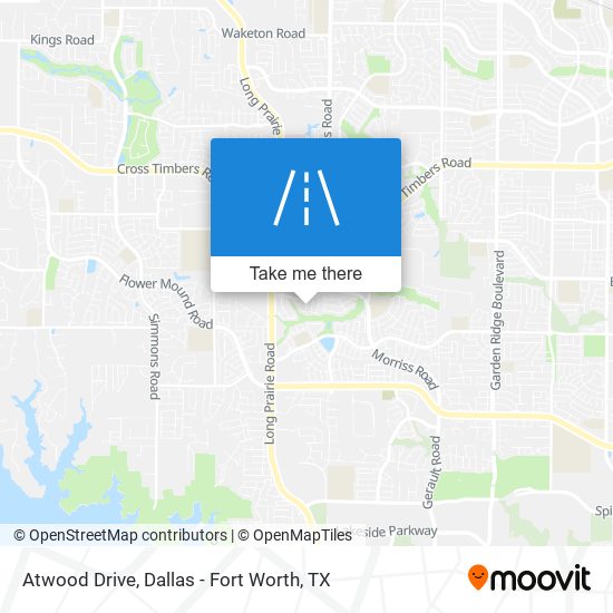 Atwood Drive map