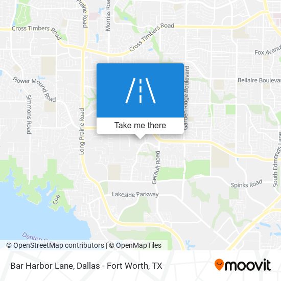 Mapa de Bar Harbor Lane