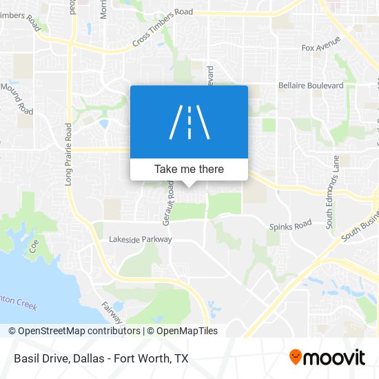 Basil Drive map