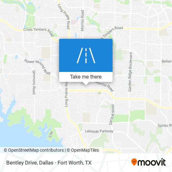 Bentley Drive map