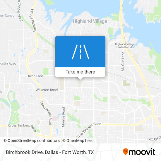 Birchbrook Drive map