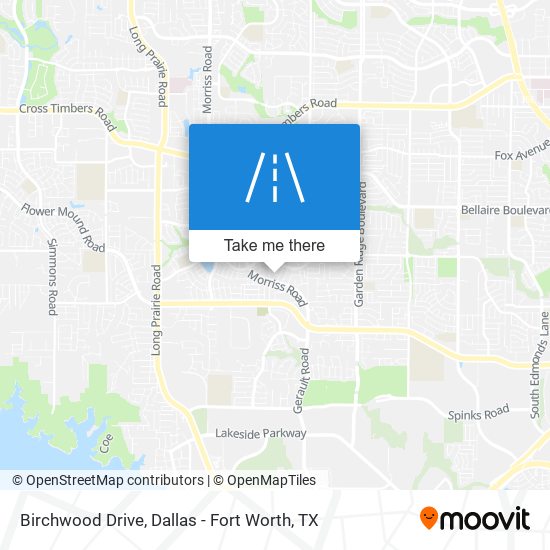 Birchwood Drive map