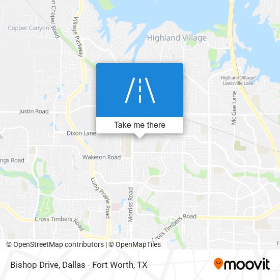 Bishop Drive map