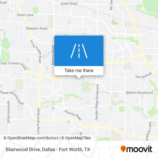 Blairwood Drive map