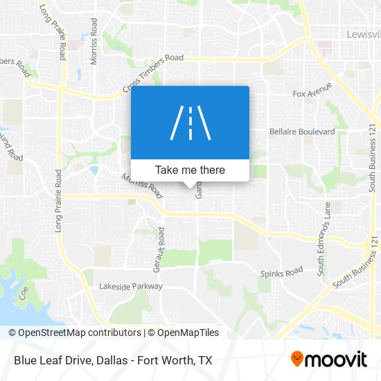 Blue Leaf Drive map