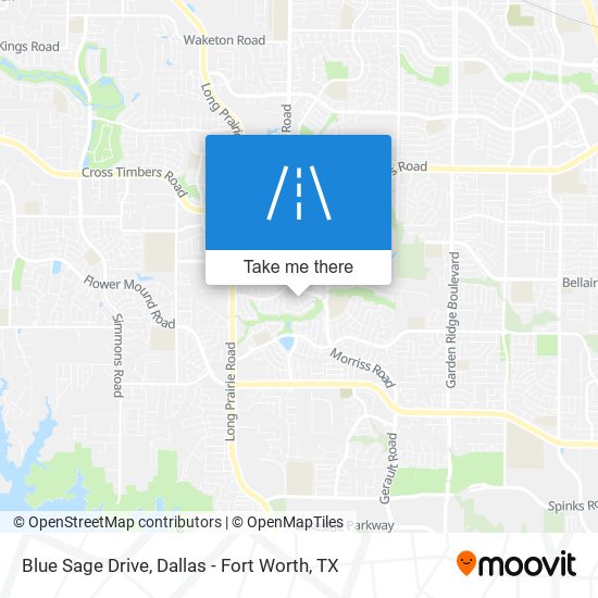 Blue Sage Drive map