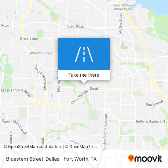 Bluestem Street map