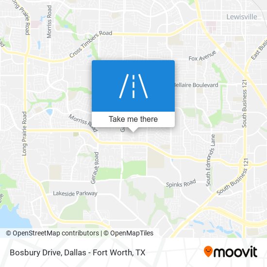 Bosbury Drive map