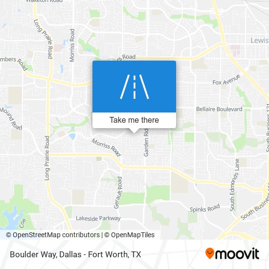 Boulder Way map