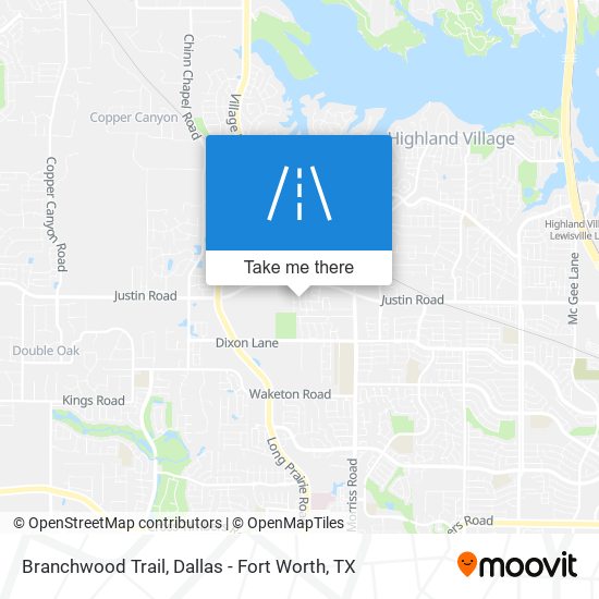 Branchwood Trail map