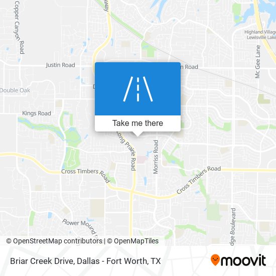 Briar Creek Drive map
