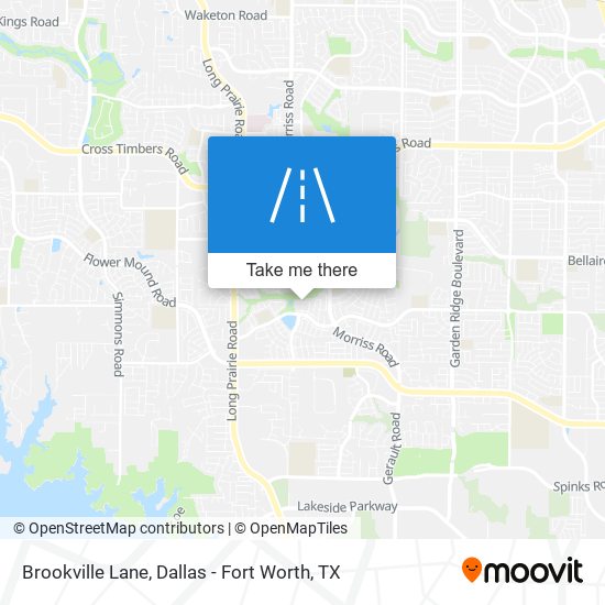 Brookville Lane map
