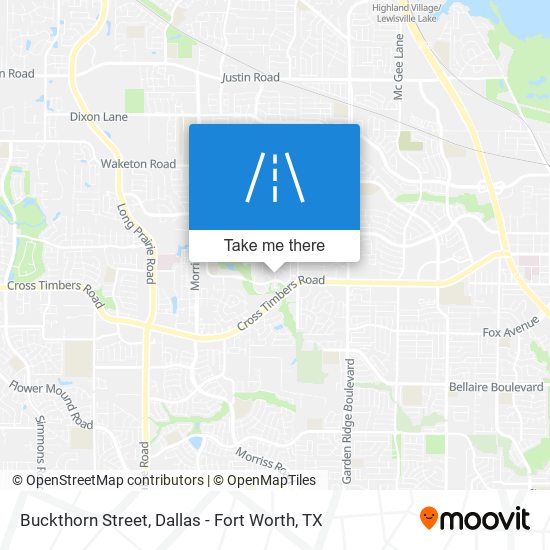 Buckthorn Street map