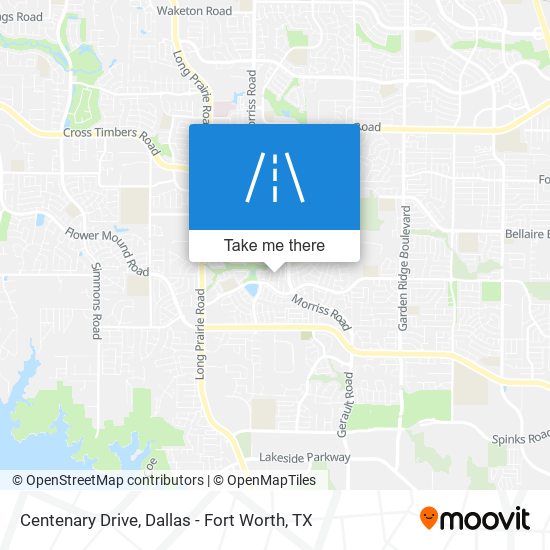 Mapa de Centenary Drive