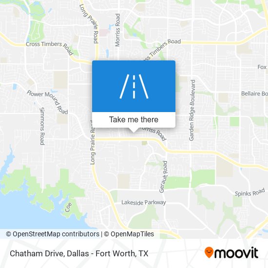 Chatham Drive map