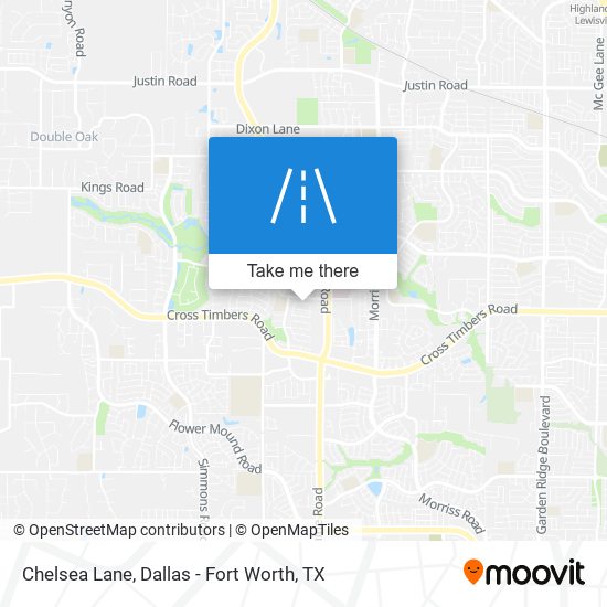 Chelsea Lane map