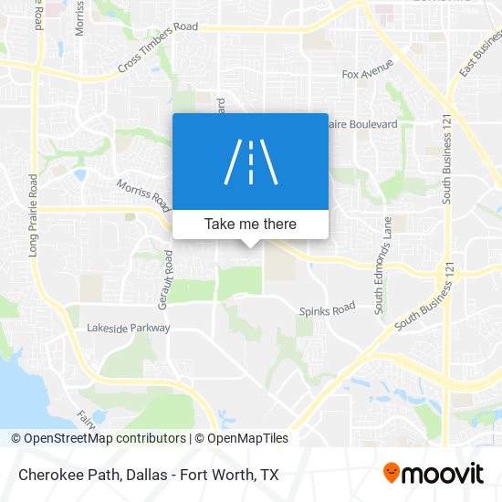 Cherokee Path map