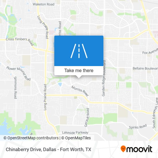 Chinaberry Drive map