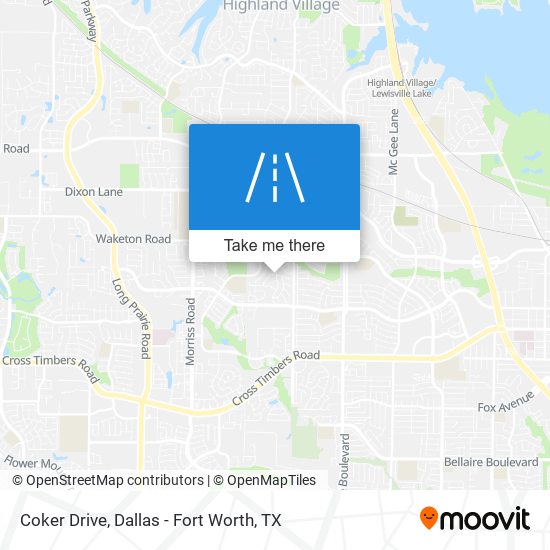 Mapa de Coker Drive
