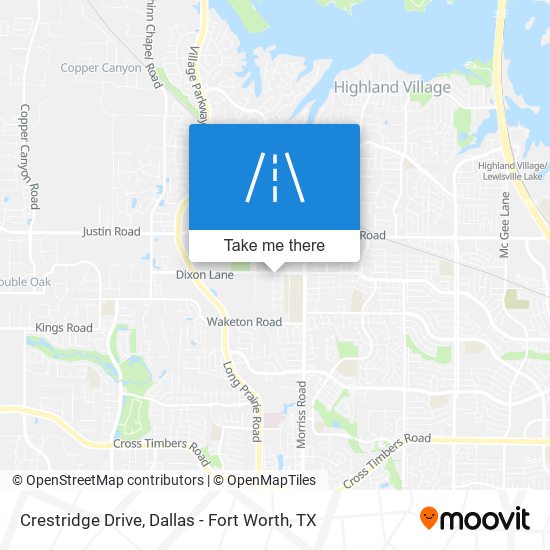 Crestridge Drive map
