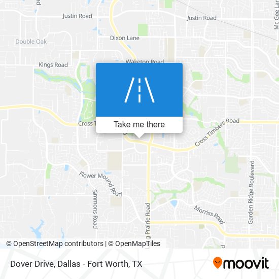 Mapa de Dover Drive