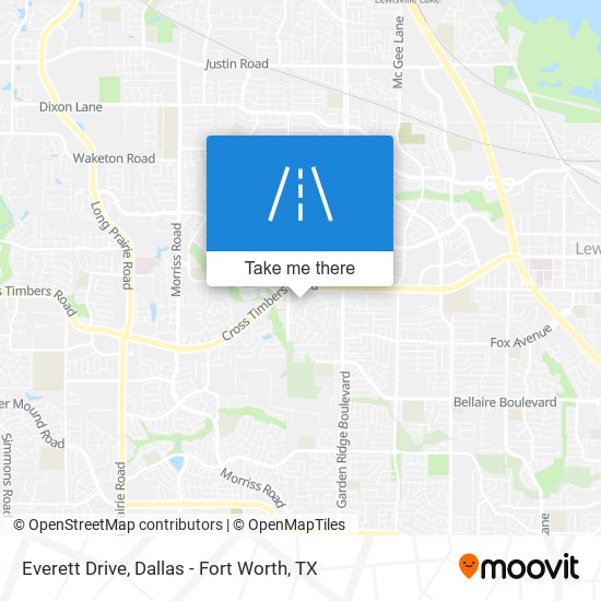 Everett Drive map