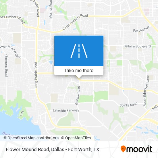 Flower Mound Road map