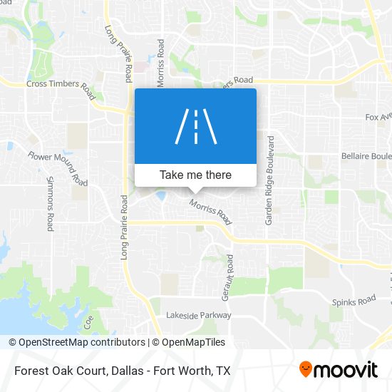 Forest Oak Court map