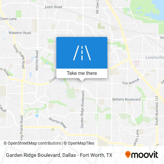 Garden Ridge Boulevard map