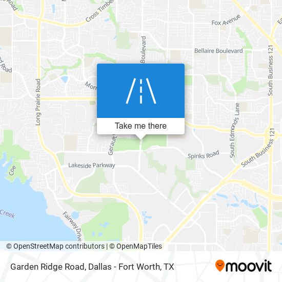 Garden Ridge Road map