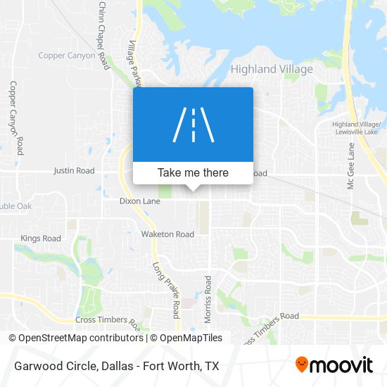 Mapa de Garwood Circle