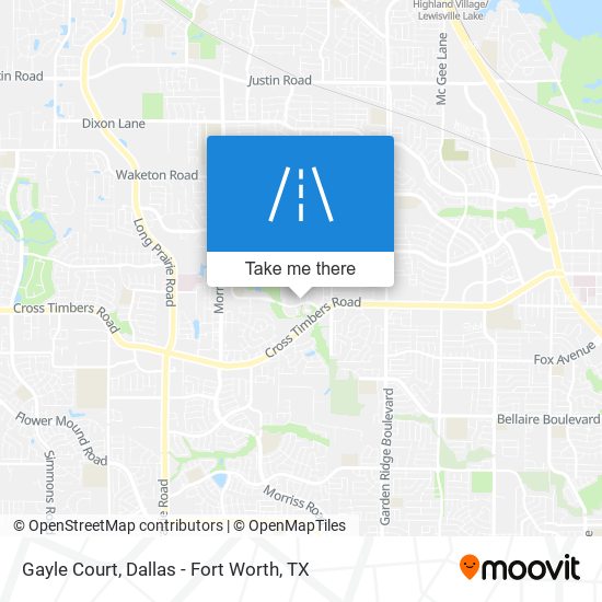 Gayle Court map