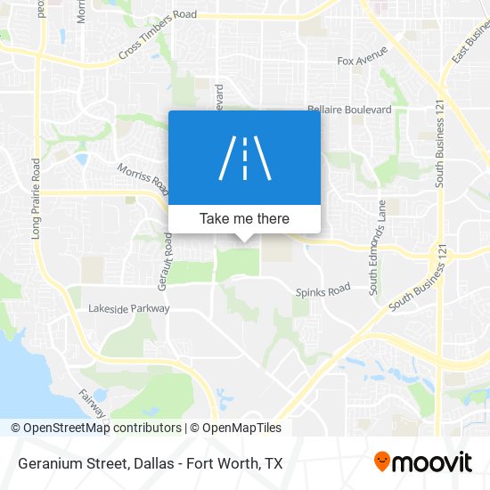 Mapa de Geranium Street