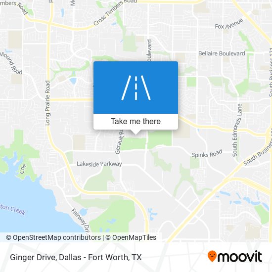 Ginger Drive map