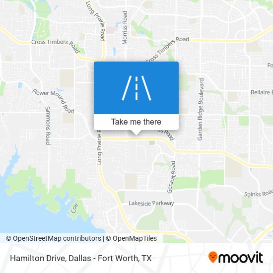 Hamilton Drive map