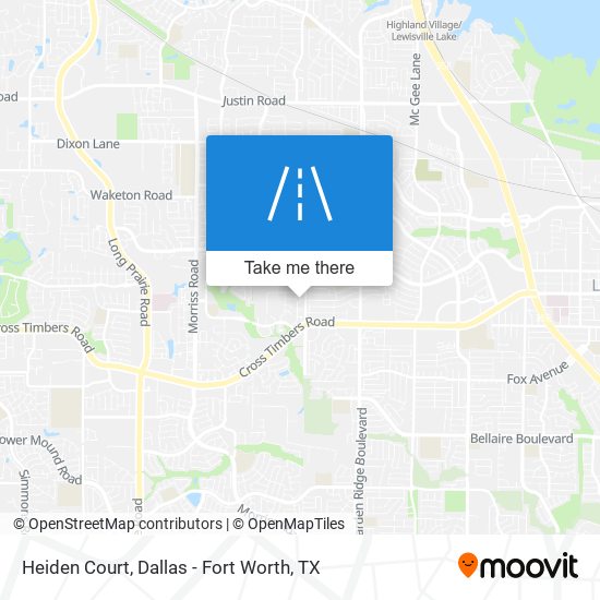 Heiden Court map
