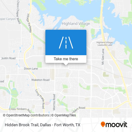 Hidden Brook Trail map