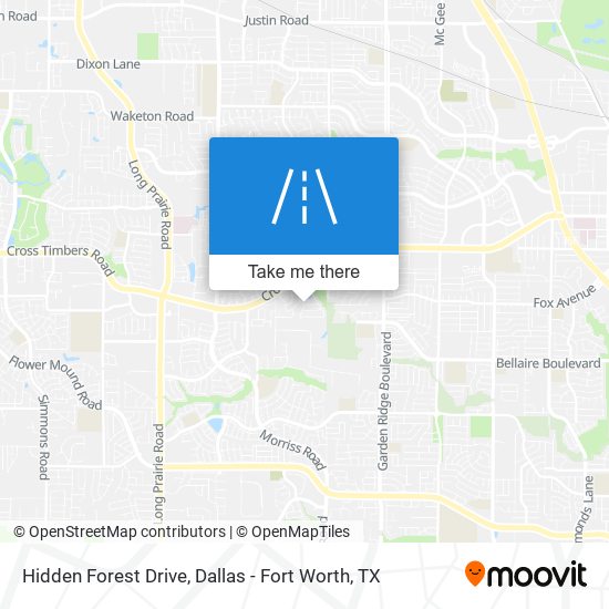 Mapa de Hidden Forest Drive