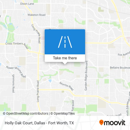 Holly Oak Court map
