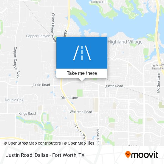 Mapa de Justin Road