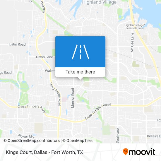 Kings Court map